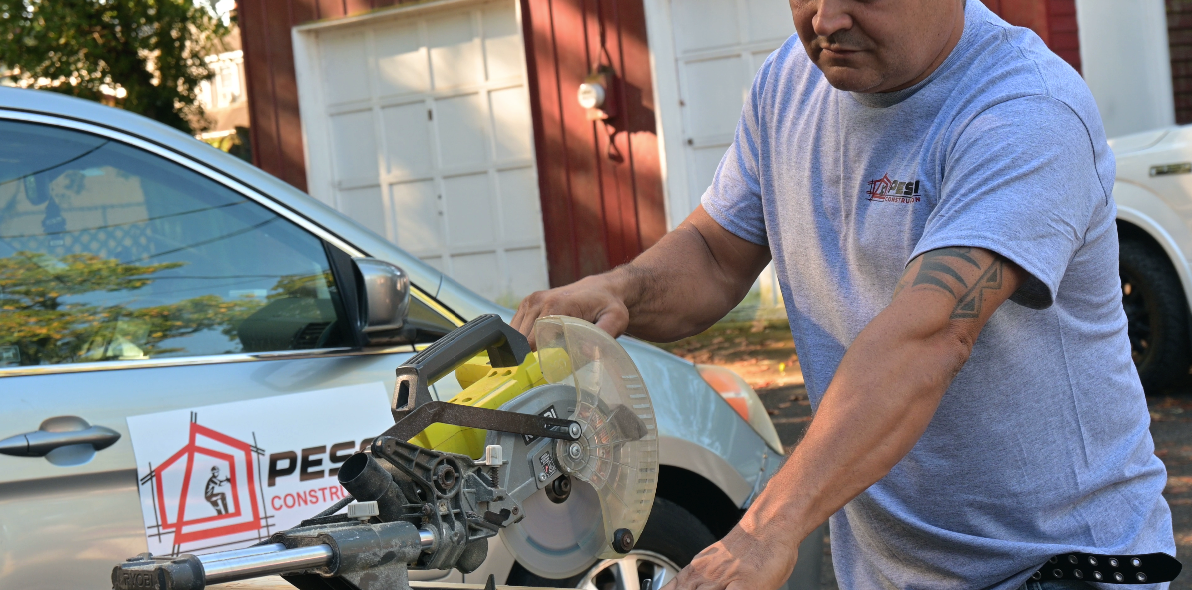 Professional Pessi Construction team at work